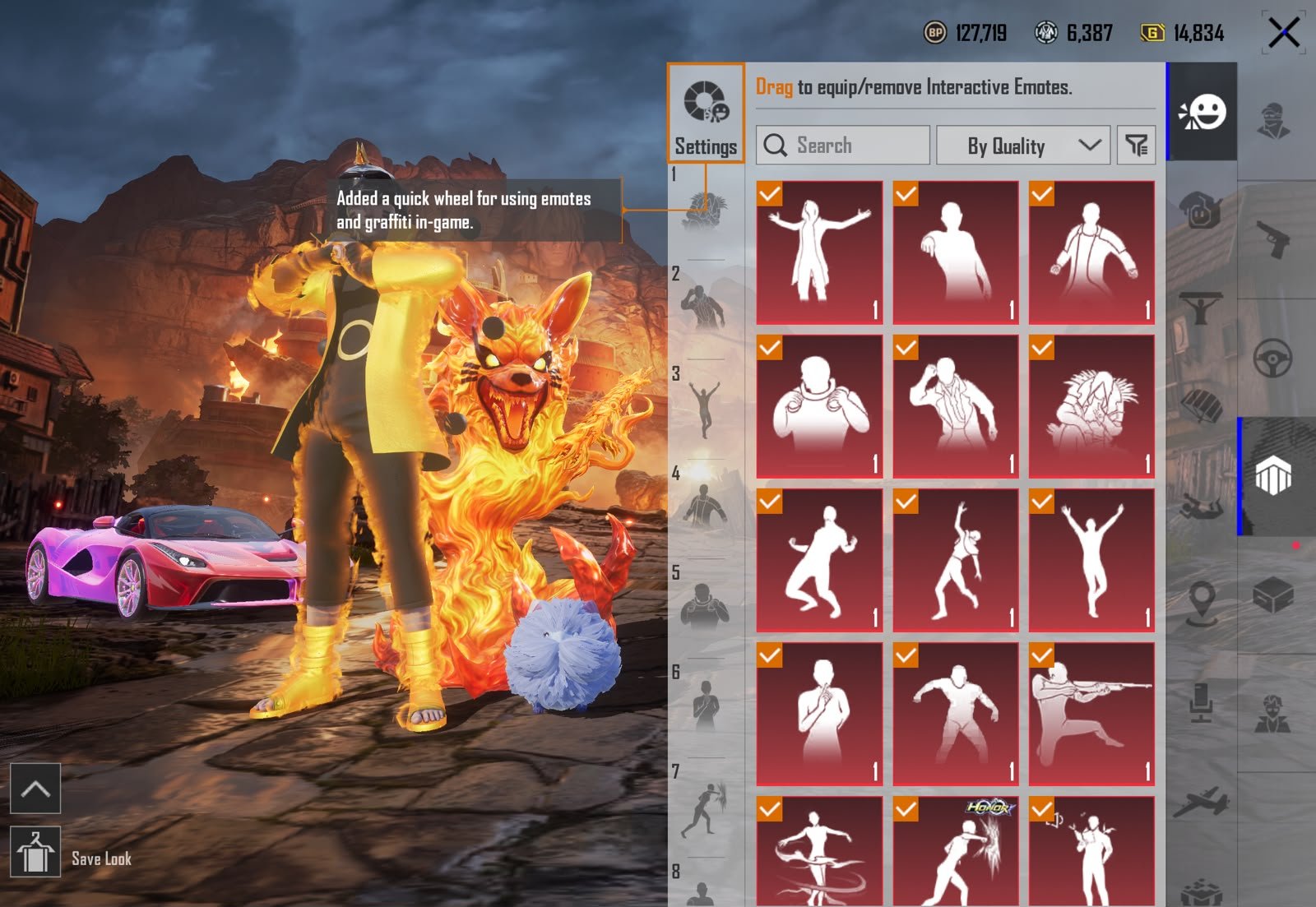 79.3 COLLECTION | NEW ULTIMATES | DOUBLE DROP CARS | NEW FERRARI DROP | INFERNO HELMET | 11 RED MAX | NARUTO AUG LVL 6 | 11X SPORTSCARS | DEMANDING INVENTORY | ALL BASIC EMOTE - Image 2
