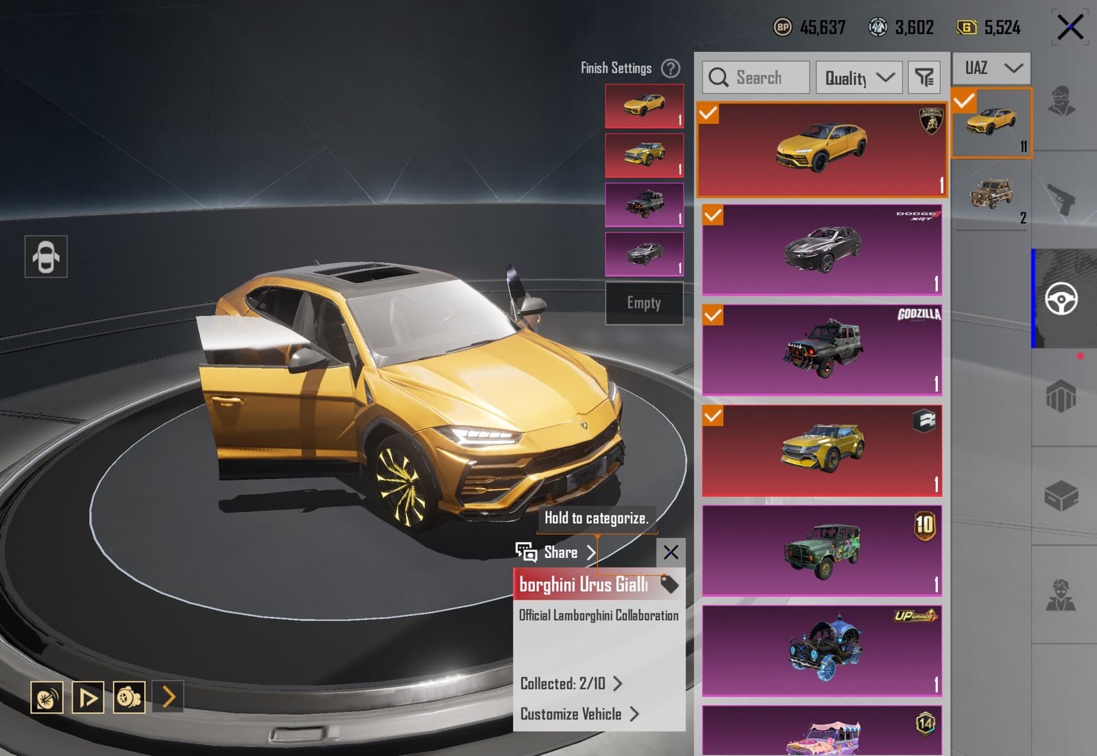 MISSION IMPOSSIBLE A & B | 80.5 COLLECTION | 15 RED MAX | ULTIMATE FASHION | 7 M416 MAX | CHAOSPHAGE | 2 DROP CARS | F1 BUGGY | DBL AUG MAX - Image 14