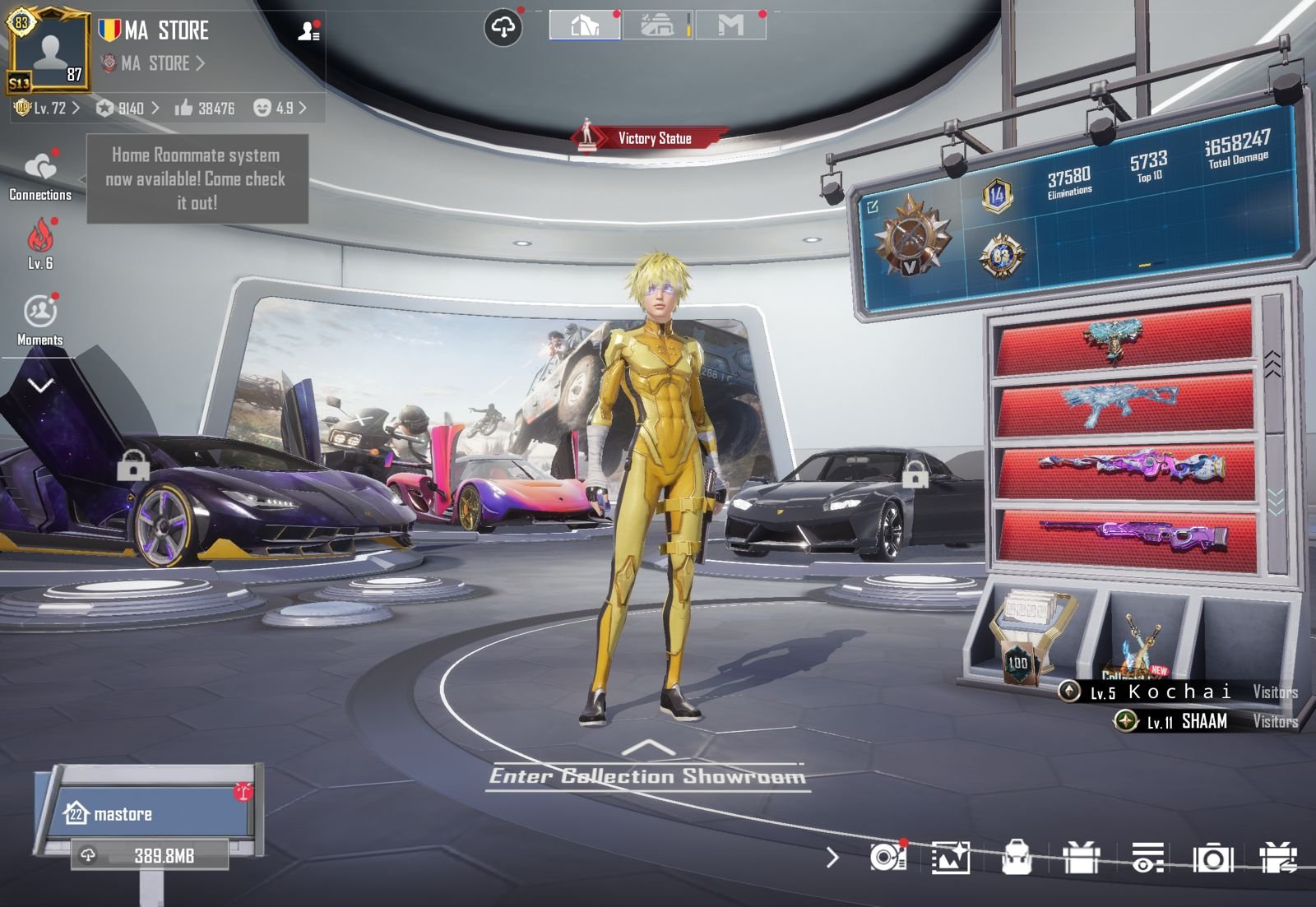 83 COLLECTION MYTHIC TAG | LAMBORGHINI MASTERPIECE | KOENIGSEGG DROP | INFERNO HELMET | OLD RARE LOBBIES | RARE EMOTES | 15X RED MAX | BRUCE LEE SET | YELLOW HAIR | QUEEN OF RICHES | LOADED ACCOUNT - Image 19