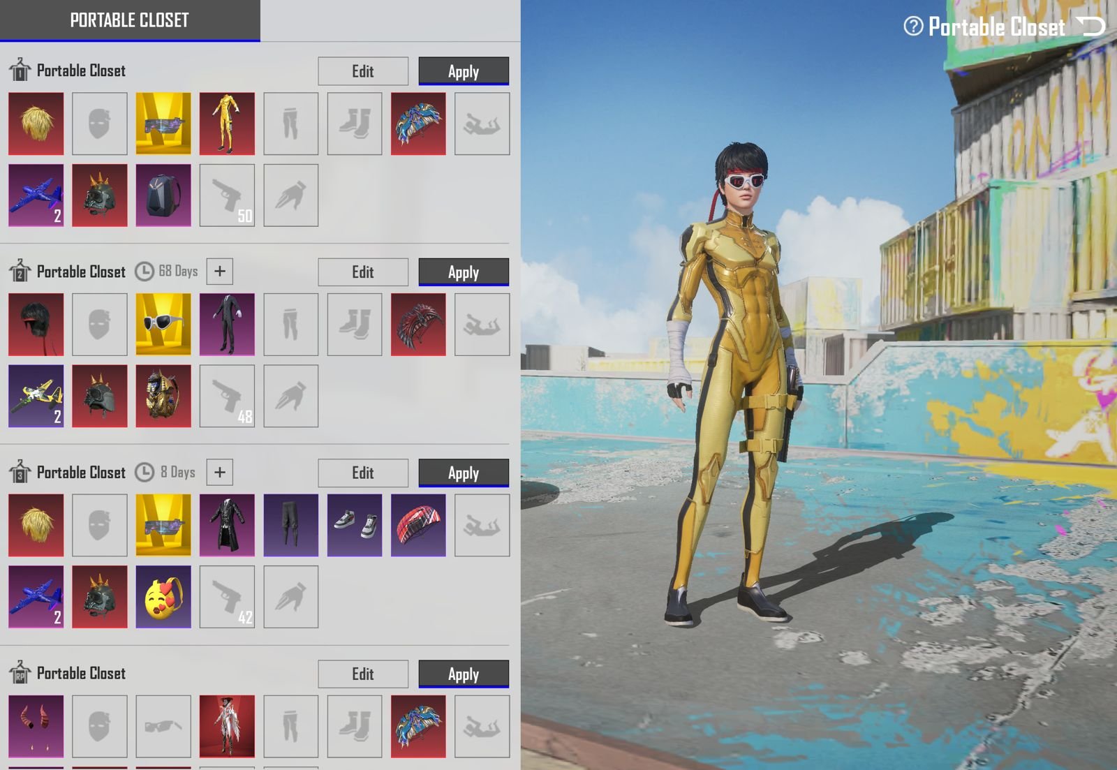 83 COLLECTION MYTHIC TAG | LAMBORGHINI MASTERPIECE | KOENIGSEGG DROP | INFERNO HELMET | OLD RARE LOBBIES | RARE EMOTES | 15X RED MAX | BRUCE LEE SET | YELLOW HAIR | QUEEN OF RICHES | LOADED ACCOUNT - Image 18