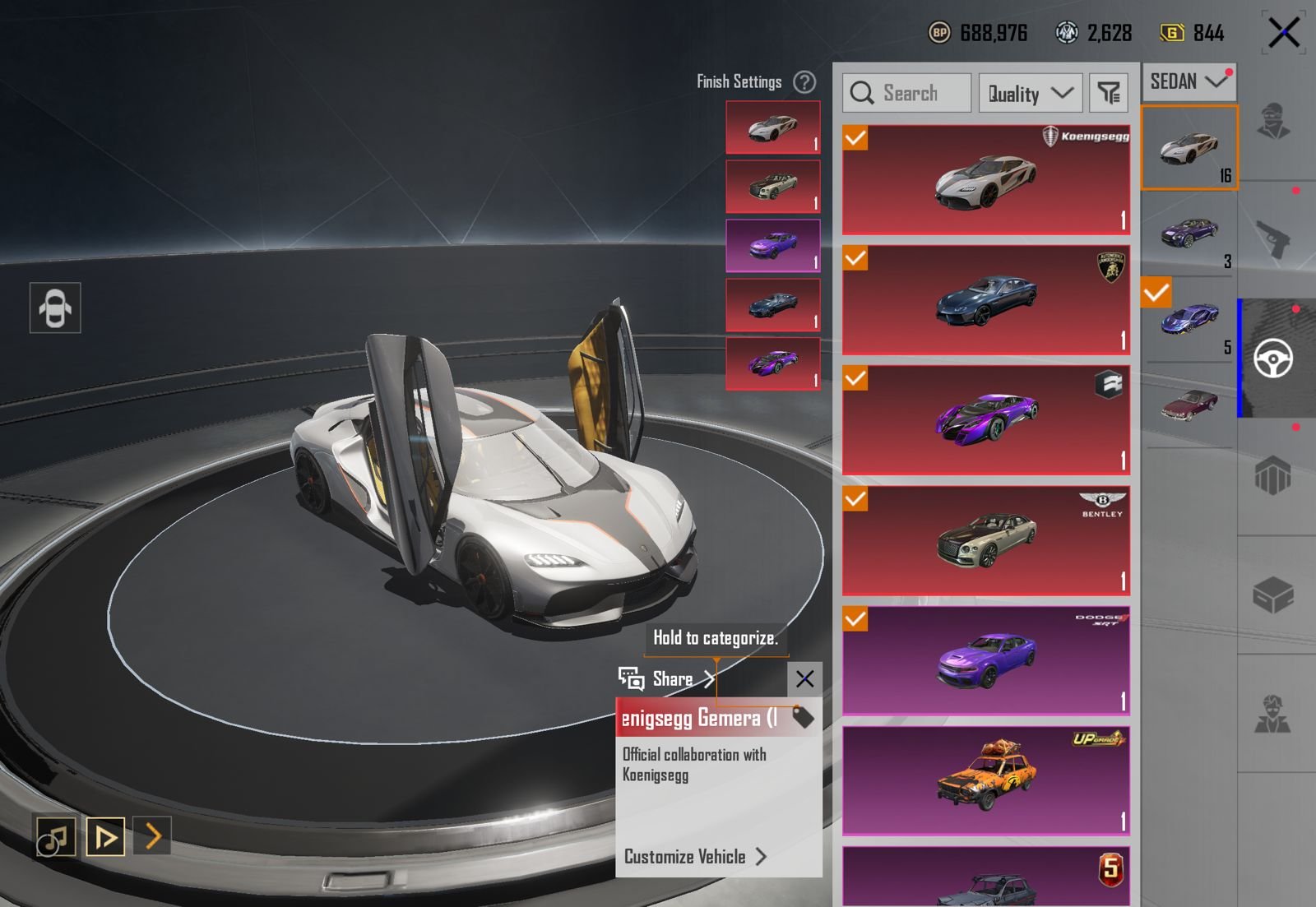83 COLLECTION MYTHIC TAG | LAMBORGHINI MASTERPIECE | KOENIGSEGG DROP | INFERNO HELMET | OLD RARE LOBBIES | RARE EMOTES | 15X RED MAX | BRUCE LEE SET | YELLOW HAIR | QUEEN OF RICHES | LOADED ACCOUNT - Image 14