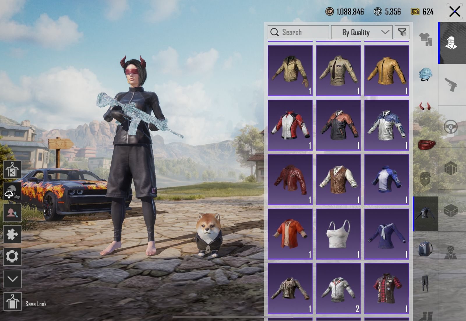 SMALL MISSION B | 74 COLLECTION | M4 COMBO | COWBOY JACKET | MISSION A | GODZILLA SHIRT | BLACK SHORTS | RARE ACCOUNT - Image 8
