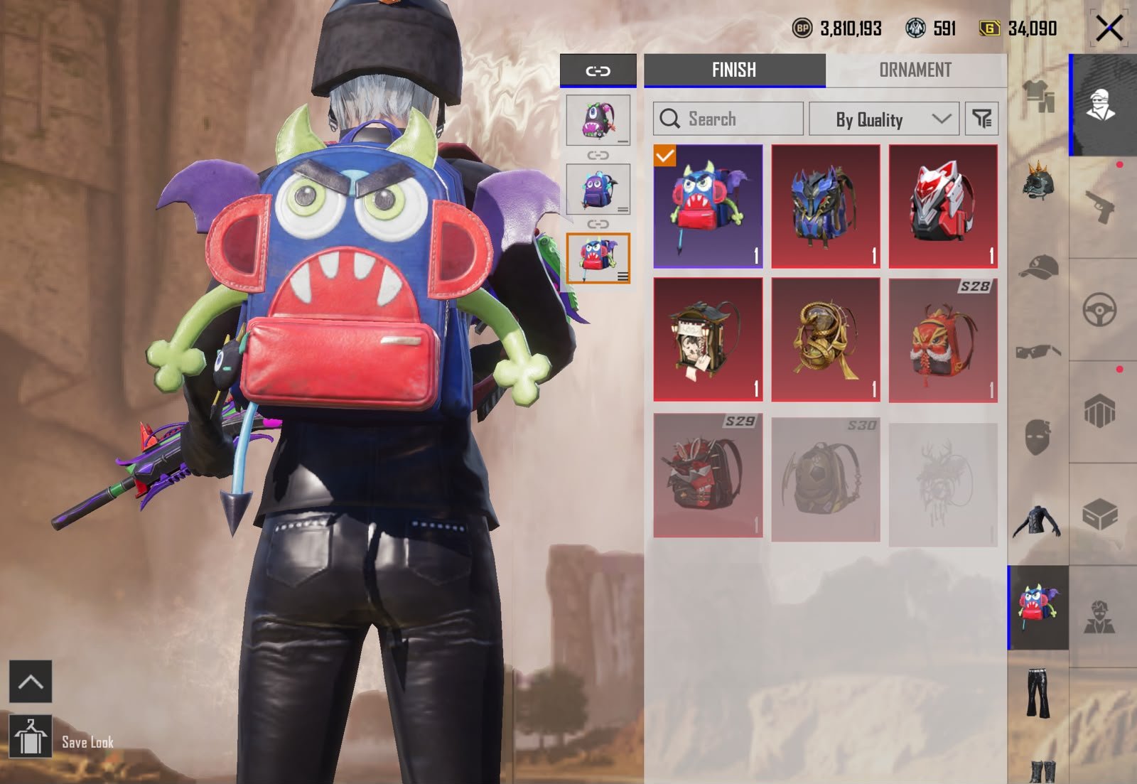 RAREST COMBO | GHIDORAHxMISSION B | 96 LVL HIGHH | RAREST SHIRTS | INFERNO HELMET | TRICKSTER BAG | SPORTS TOP | 74 COLLECTION | S2,S3 CAP | RAREST ACCOUNT - Image 7