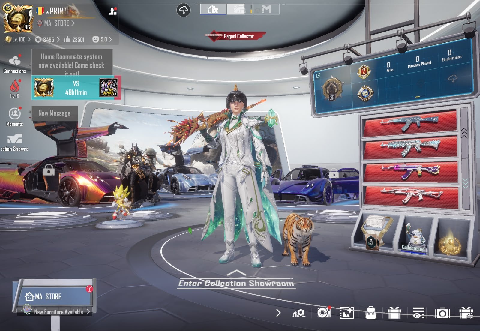 LOADED 85 COLLECTION | 6X XSUIT MAX | PAGANI COLLECTOR | RAREST LOBBIES | 23X RED MAX | ULTIMATE FASHION | BASIC EMOTES | MYTHIC TAG | DRAGON LOBBY | INFERNO | YELLOW HAIR | LOADED ACCOUNT - Image 10