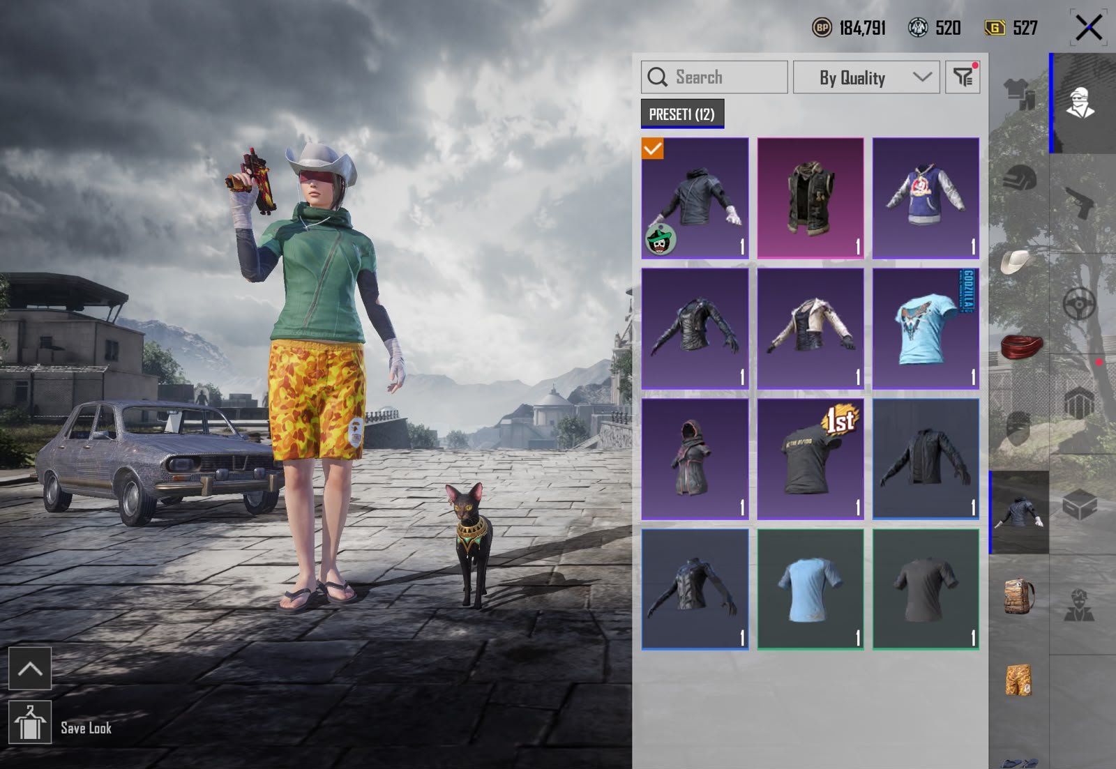 RAREST COMBO IN PUBG | GREEN CREW | TIME TRAVELER | BAPE SHORTS | MISSION B | ALL RARE SHIRTS | RE2 HUNK SET | BLACK ARBITER | RE2 STUFF | RAREST ACCOUNT - Image 4