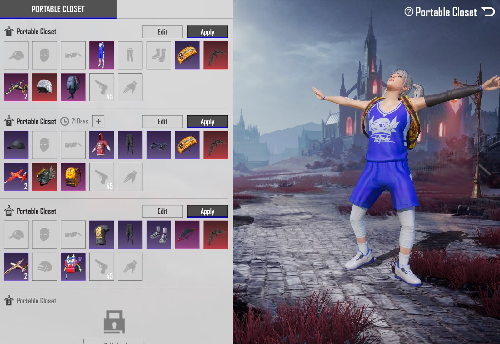RARE COMBO | BASKETBALL | BAPE BACKPACK | CAPTAIN BONES | BAPE TSHIRT | TRICKSTER BAG | BAPE UAZ | S19 OLD CONQ | GODZILLA SHIRTS | 3X SPORTSCARS | RAREST ACCOUNT - Image 3