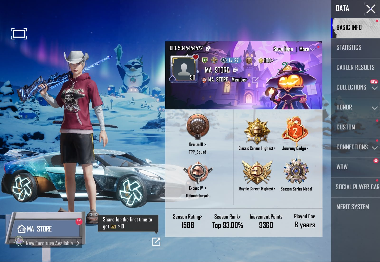 RARE 87 COLLECTION | BUGGATI MASTERPIECE | CAPTAIN BONES | 3X XSUIT LVL 7 | 4X DROP CARS | S3 CAP | LIFE SAVER SET | RAREST OLD LOBBIES | ARBITER TOP | GODZILLA CARPACE | ULTIMATE FASHION | LOADED+RAREST ACCOUNT - Image 2